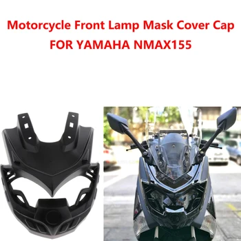 Motocykel Svetlometu Kapotáže Maska, Predný Panel Kryt Chránič pre Yamaha NMax 125 155 2018 (Black)