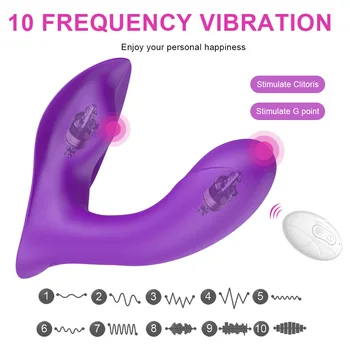 Sex Hračky pre Ženy, Ženské Masturbator Nositeľné Dildo Vibrátor 10 Rýchlosť Diaľkové Ovládanie Nohavičky Vibrátor Stimulovať Klitoris
