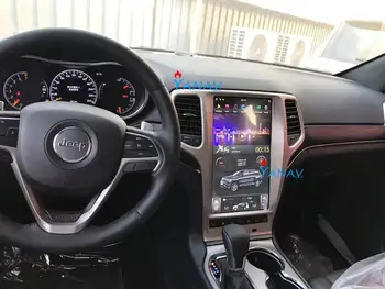 13.6 palec obrazovka, Vertikálne Tesla auto video prehrávač pre-JEEP Grand cherokee 2011-2019 autorádia player Android auta GPS Navigácie