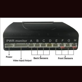Koorinwoo Parktronic Pre Auto alarm Radarový detektor 4 Parkovacie senzory 8 Zadnej strane štart stop S Zrkadlo monitor Zadná kamera Vpredu