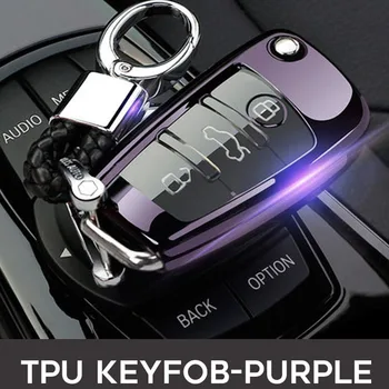 TPU 3 Tlačidlami kľúča Vozidla prípade fob Pre Audi R8 A1 A3 A4 A5 A6 A7 A8, Q3 Q5 Q7 C5 C6 A4L A6L S1 S3 RS6 TT 2005-2013 Shell Príslušenstvo