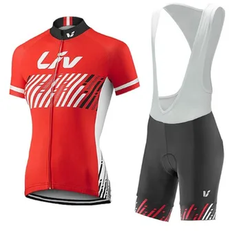 2018 Žien Priedušná LIV Cyklistika Dres Lete Požičovňa Závodné Oblečenie Ropa Maillot Ciclismo Cyklistické Oblečenie Nosiť