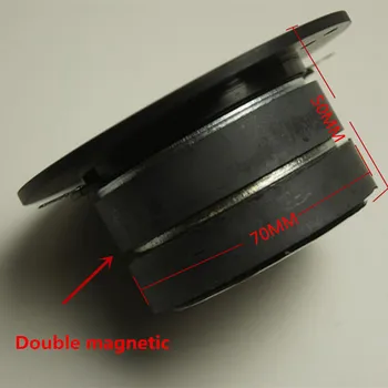 I TLAČIDLO KÚPIŤ 1pc 4 Palcový 70 mm Dual Magnety ý v ýškov ý Reproduktor 8Ohm RMS 100W Dome Titán Film High Sound Svetlé KTV Tweeterov