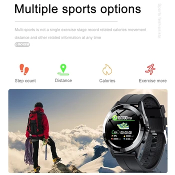 LIGE Telefón Bluetooth Smart Hodinky Mužov Nepremokavé Športové Fitness Hodinky Zdravia, Sledovanie Počasia, Zobrazenie 2020 Nové Smartwatch Mužov