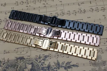 Zakrivené konci watchband rovno konci módne náhrada fit mnoho hodiniek watch strap náramok 14 mm 16 mm 18 mm 19 mm 20 mm 21 mm 22 mm