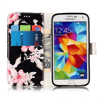 Móda Mramoru PU Kože Flip Telefón puzdro Pre Samsung Galaxy S5 Neo S6 S7 Okraji S8 Plus Zadný Kryt Luxusné Peňaženky Coque puzdro