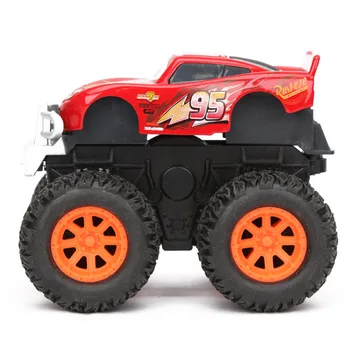 Exkluzívne 9 cm Kúsok Big Foot Die-cast Auta Disney Pixar Cars 3 Hračky Lightning McQueen Jackson Búrka Dinoco Vytiahnuť Späť Autá Model