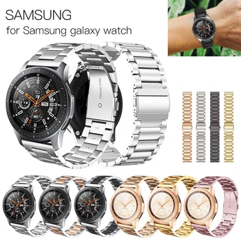 Kovové watchband z nehrdzavejúcej ocele alebo Samsung Galaxy Hodinky s 46 mm 42m Aktívny 2 watchband Huawei sledovať pásmo 20-22 mm