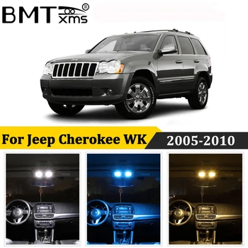 BMTxms 14Pcs Canbus Auto Interiérové LED Mapu Dome Osvetlenia špz Lampa Na Jeep Grand Cherokee WK 2005-2010 Auto Príslušenstvo