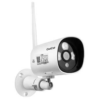 OwlCat HD Bullet ip Kamera Wifi Vonkajšie Mikrofón Audio Bezpečnostné CCTV Kamera 2MP 5MP SD Kartu IR Noc ONVIF2.4 Zobrazenie