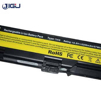 JIGU 6Cells Notebook Batéria Pre Lenovo ThinkPad W520 L400 L410 L420 L500 L510 L520 SL400 SL410 SL500 SL510 T410 T420