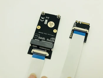 A+E NGFFto Mini PCI-E Adaptér NGFF Key-E slot karty Mini PCI Express WiFi M. 2 WIFI Adaptér na Polovicu a v Plnej Veľkosti Sieťová Karta