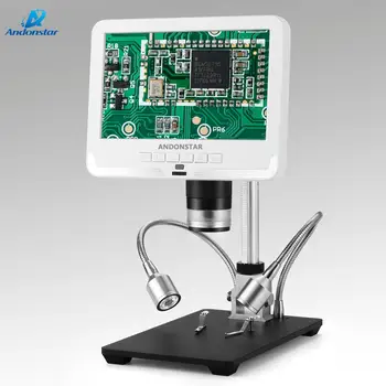 Andonstar hot Digitálny Mikroskop na spájkovanie AD206 1080P Spájkovanie Mikroskop pre Telefón sledovať Oprava SMD/SMT Black & White