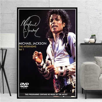 Michael Jackson RIP Hudobník King Star Umenie Plagátu Plátno na Maľovanie na Stenu, Obraz Domova Plagáty a Výtlačky