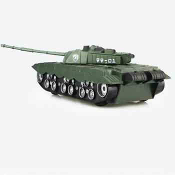 Tank Tiger Detí Model Hračka s Flash Zvukový Efekt Zvukové a Svetelné Stopy Zotrvačnosti Hračka