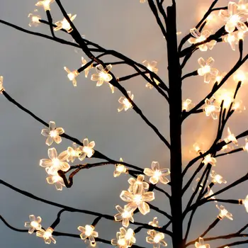 Nepremokavé 1,5 M 104 LED Solárne Čerešňa Svetlá pre Outdoor Záhrada, Terasa, Strán, Svadby, Svetlá na Vianočný Stromček, Dekorácie Lampa