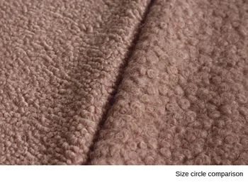 Šírka 155cm Polyester Jersey Polar Fleece tkaniny Syntetické Baránok Vlny na kabát, Bundu Vlnená Deka materiál o Pol Metra