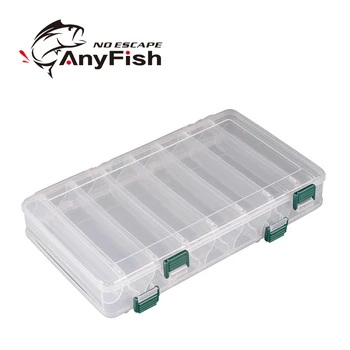 ANYFISH Rybárske Lure Riešiť Box TB-326 27*16*5 cm Plastové Rybárske Príslušenstvo Háčik Návnada Pesca Rybárske Nástroj na Riešenie Boxy