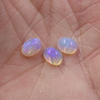 7mm*9 mm prírodný modrý lesk opal voľné drahokam pre šperky urob si sám