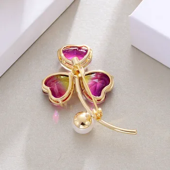 Shineland Elegantné Zirkón Pearl Flower Brošňa Pre Ženy, Svadobné Šperky Bižutériou Corsage Sako Príslušenstvo Lacné Predaj