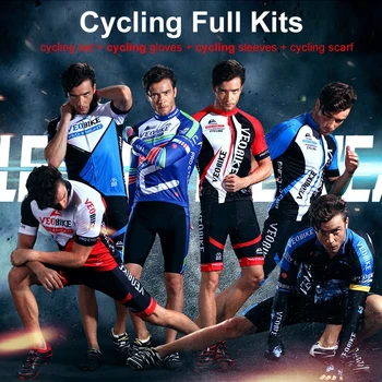 Anti-UV Pro Team Cyklistický Dres Nastaviť Mužov Letné Krátke Cyklistické Oblečenie Mtb Nosenie Quick-Dry Cyklistické Oblečenie Športové