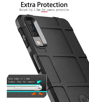 Robustný Štít Shockproof Brnenie Obal Pre Samsung Galaxy A70 A60 A40 A50 A30 A20 A9 A10 A7 2018 J4 J4 Plus M10 M20 M30 Kryt