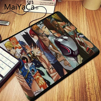 Maiyaca víla chvost Japonskom anime Gumová Myš Ploche Mousepad Gaming Mousepad Na Notebook Notebook veľká podložka pod myš hráč stôl pad