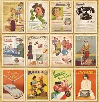 32pcs Vintage Plagát, Pohľadnicu Set / Pohľadnice Najrôznejších / Narodeniny Karty Veľa