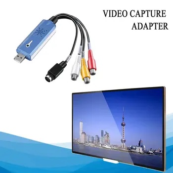 Prenosné USB 2.0 Easycap Audio Video Zachytiť Kartu Adaptér VHS na DVD Video Capture Converter Pre Win7/8/XP/Vista