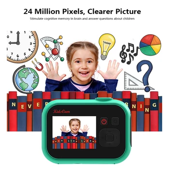 Deti Digitálny HD 1080P Video Kamera s Vysokým Rozlíšením LCD Displej Video Videokamera 4x Zoom USB Nabíjateľné Detí Fotoaparát