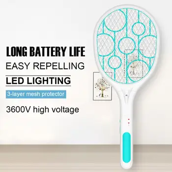 Elektrické Chybu Zapper Lietať Mosquito Killer USB Nabíjanie Bezpečnosti Komár Muchy Vrah Batérie Pasce s LED Svetlom