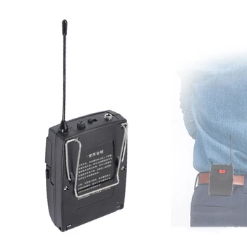 Bezdrôtový Mikrofón Systému,Bezdrôtový Mikrofón Set S Headset & Lavalier Klope Mikrofóny Beltpack Vysielač, Prijímač
