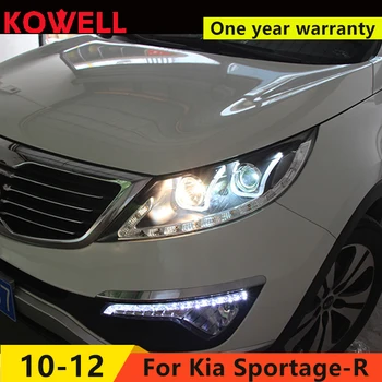 KOWELL Auto Styling Pre KIA SPORTAGE R Svetlomety, LED Reflektor s manželskou U DRL Bi-Xenon Šošovky, HID Automobilové Príslušenstvo