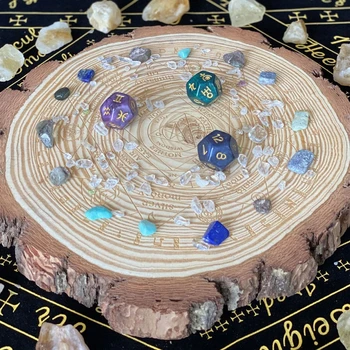 22-25 cm Denník Vyrezávané Astrolabe DIY Carving Doska Energie Disku Crystal Oltár Dekorácie, Drevené Čarodejnice Veštenie Rekvizity