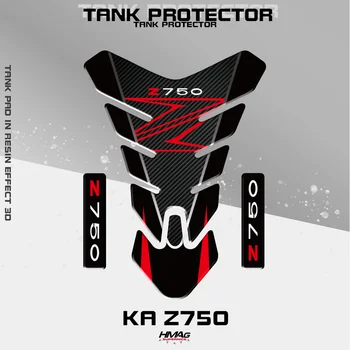 Pre Kawasaki Z750 Motocykel 3D Z 750 Logo Plyn Palivovej Nádrže Kryt Protector Pad karbónová Nálepka