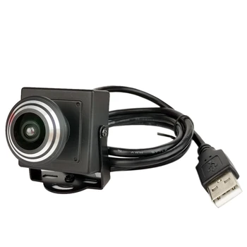 HD 1080P USB Webkamery 1.7 mm Široký Uhol Fisheye Objektív CMOS OV2710 UVC OTG USB Kamera na Počítač PC, Notebooky