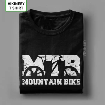 Horský Bicykel Ročník MTB T-Shirts Núdzi Dizajn Tričko Muž Veľkoobchod Oblečenie Novinka Posádky Krku Čistený Bavlna Tees