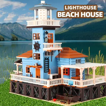 2433pcs Tvorca Lighthouse Point Nastaviť Stavebné kamene, Tehly kompatibilné 31051 Montáž Modulárnych Hračky pre Deti Vianočné Darčeky