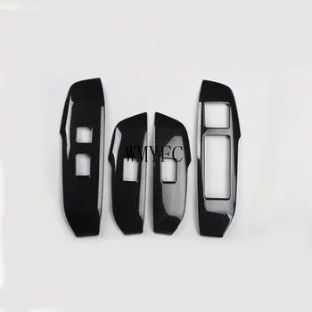 Auto Okno Spínač Kryt Tlačidlo Panel Výbava Vnútorné Opierkou 4pcs Pre Lexus NX Série NX300H NX200T-2018 2019 2020 Príslušenstvo