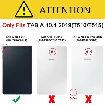 3-Zložené Stojí obal Pre Samsung Galaxy Tab 10.1