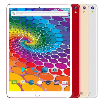 2021 Lacné 10 cm 10 Core 4G Tablet PC 6GB RAM, 128 GB ROM Android 8.0 IPS 5.0 MP Dual Sim Kariet, 1280*800 IPS, 10 palcový Tablet