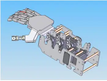 DOIT 5DOF Robot strane/päť prstov/Kov Manipulačného ramena/Mini bionic strane/uchopovač/robot/auto príslušenstvo/DIY RC Hračky