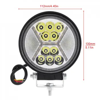 4 Palcový 117W Ultra Jasné LED Svetlo Pod Kombinovaný Off Road Jazdy DRL Svetlo Hmlové Svetlo LED Pracovné Svetlo pre Jeep ATV SUV Nákladných Lodí