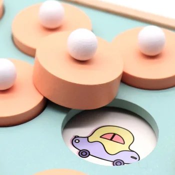 Candy Drevené 3D Puzzle Pamäte Zápas Šach Hra pre Deti Raného Vzdelávania Rodinnú oslavu Príležitostná Hra Puzzle pre Dieťa