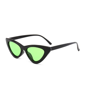 Mačka očí, slnečné okuliare ženy 2020 červená modrá zelená biela transparentná dámy módne slnečné okuliare retro festival okuliare oculos feminino