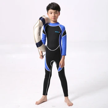 2,5 MM Neoprénová Wetsuits Deti Swimwears Potápačské Obleky dlhé rukávy dievčatá chlapci, surfovanie, Udržať v Teple Deti Šnorchlovanie oblek