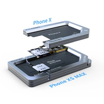 Qianli Kovové BGA Reballing Vzorkovníka Platformu pre iPhone X XS XS MAX 11 Pro základná Doska Strednej Vrstvy Výsadbu Cínové Spájky Šablóny