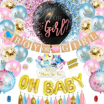 36 palcový chlapec alebo dievča, balón dokonalý kruh rodovej odhaliť balón strany baby boy girl party usporiadanie baby sprcha balóny