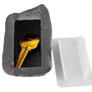 Farby Vonkajšie Náhradné Tlačidlo Dom Bezpečné Skryté Skryť Skladovanie Bezpečnostné Rock Stone Key Box Prípade