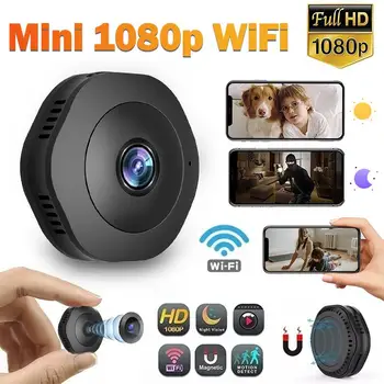 Mini DV/ WiFi Kamera Home Security Kamera HD 4K 1080P Nočné Videnie Detekcia Pohybu Actie Fotoaparátu, Snímača pohybu Videokamera